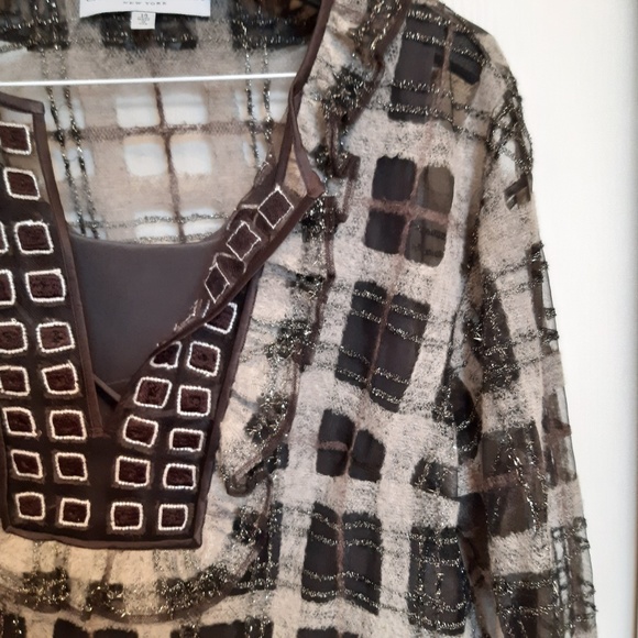 Carolina Herrera Blouse Set with Undertank - Picture 1 of 8